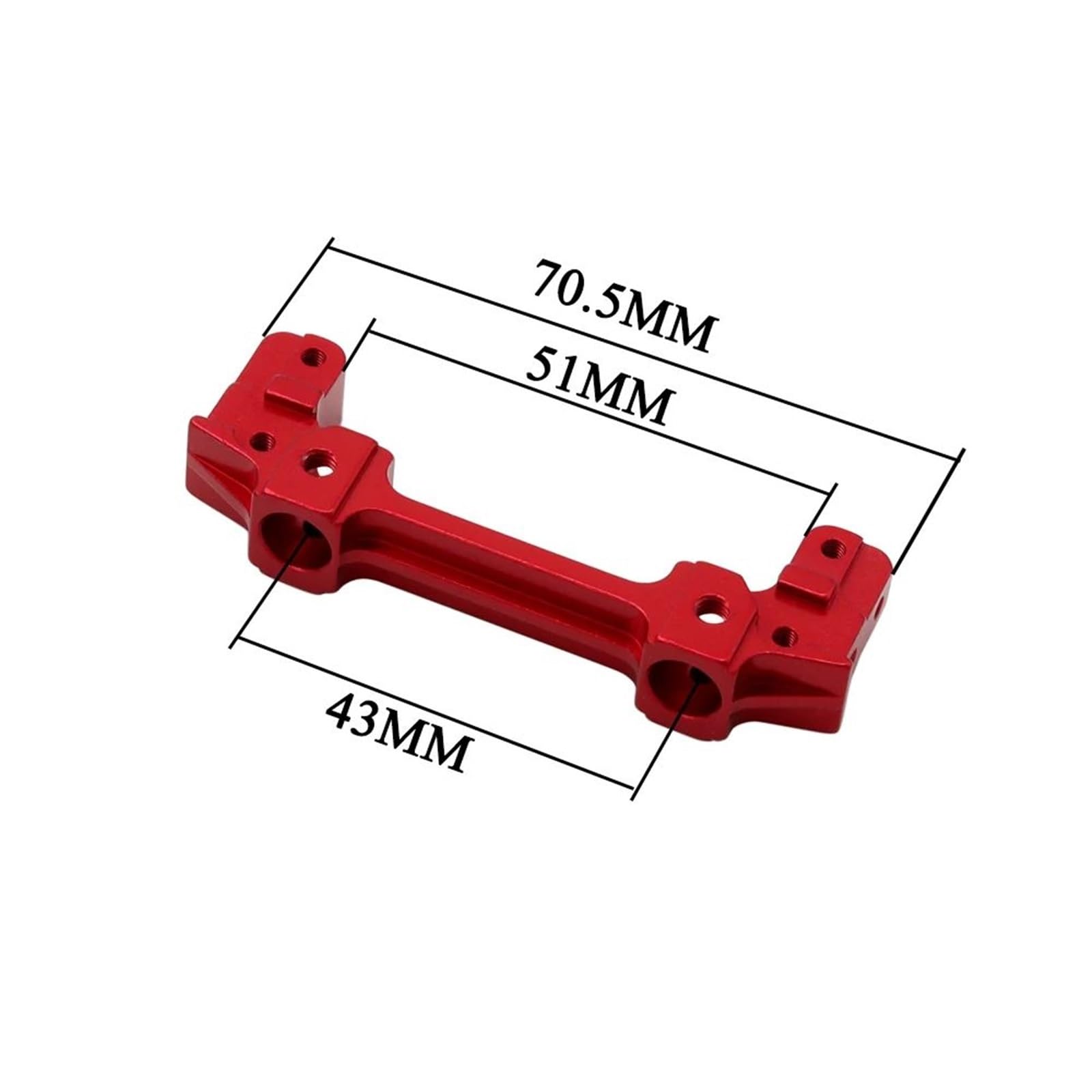 Supporto Servomotore Paraurt Anteriore per Axial 90047/90046 1/10 Ricambi RC