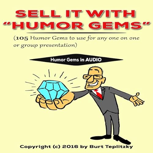 Sell It With "Humor Gems" Audiolivro Por Burt Teplitzky capa