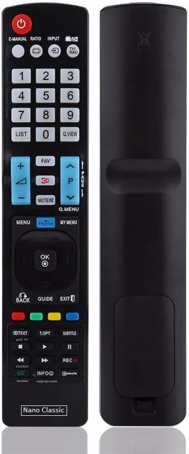 Nano Classic AKB73615309 Replacement Remote Control Compatible with LG TV
