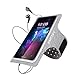 Produktbild HAISSKY Schweißfest Sport Armband Fitness Schweißfeste Handytasche mit Schlüsselhalter und Kopfhörerloch für iPhone XS Max/XR/X/8 Plus/7 Plus Samsung S10 S9 S8 bis zu 6.5" für Jogging, Radfahren