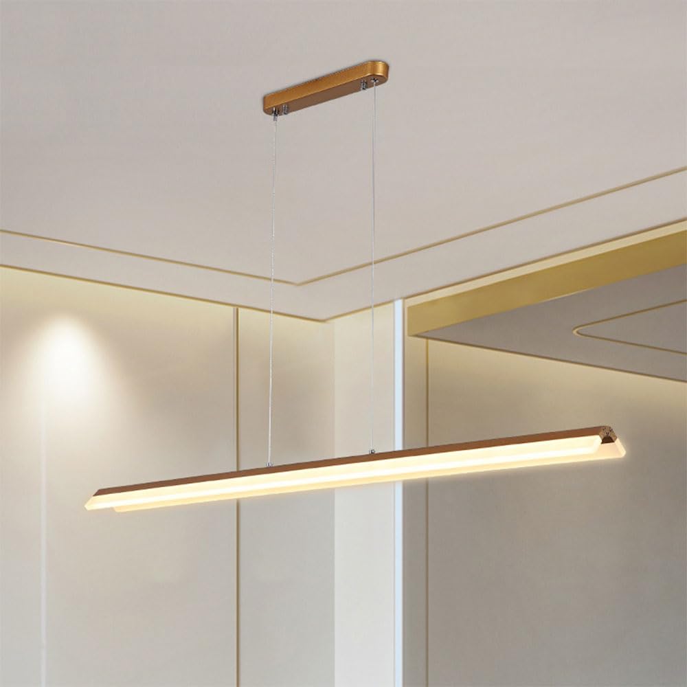 Éclairage suspendu LED au design intérieur simple et finitions modernes en acrylique