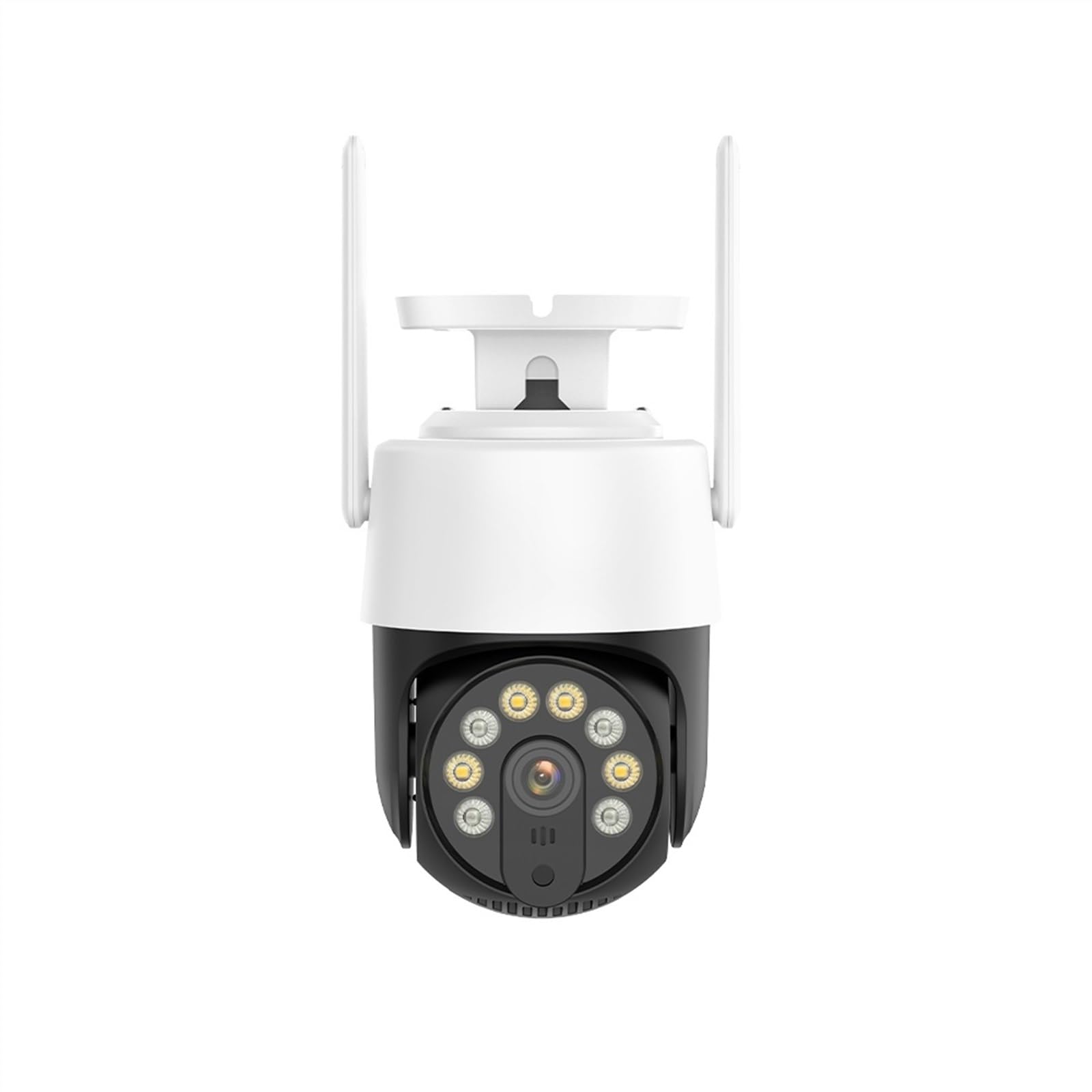 MKHJKIOII Security Camera, Dual Lens IP Camera 4K 8MP Screen PTZ Outdoor 1080P HD Auto Tracking Security Protection P2P Surveillance(1080P NO Card)