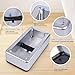Shoe Covers Dispenser with 200pcs Shoe Cover Disposable Non Slip, User-Friendly and Reliable Shoe Cover Machine, Fits Size Up to 11 US Men, Widely Applicable in Indoor(Silver)