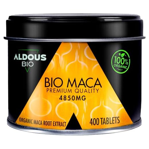 Extracto de Maca Andina Ecológica Premium para 9 meses | 300 comprimidos de 2500mg | Altamente concentrada 10:1 | Aumenta Energía y Vitalidad | Libre de Plástico | Certificación Ecológica Oficial
