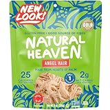 Natural Heaven Angel Hair Pasta, Hearts of Palm – Naturally Rich in Potassium, Low-Calorie Veggie Noodles, Keto & Gluten-Free Food, Vegan, 9 Oz Ea