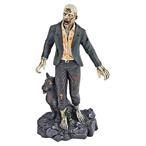 Preisvergleich Produktbild Design Toscano Wandelnde tote Zombies, Figurenkollektion: Zombie mit Wolf