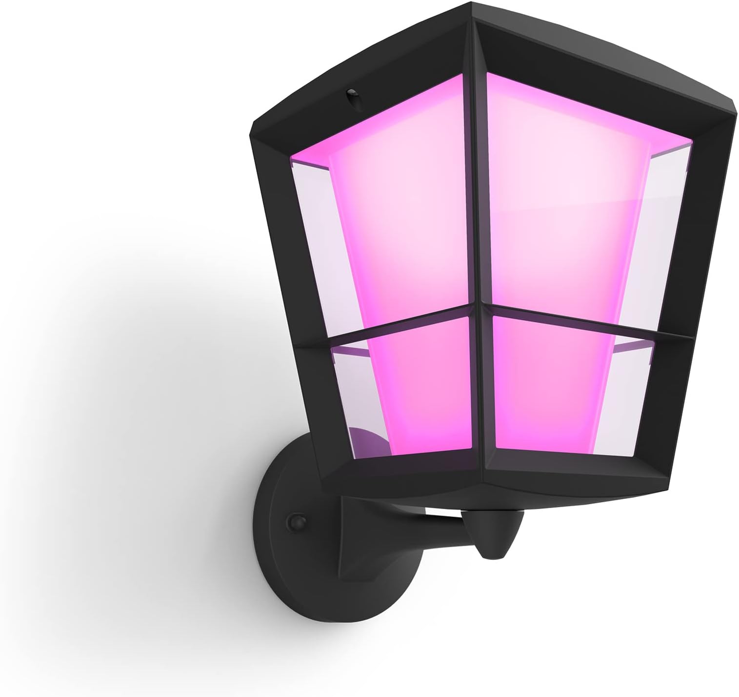 Philips Hue Appear Außenwandleuchte – Dimmbare LED Mit 16 Mio. Farben, Inkl. Outdoor Bewegungsmelder, Schwarz