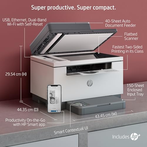 HP LaserJet MFP M234sdwe Wireless Mono All-in-One Printer with Built-in Ethernet & Fast 2-sided Printing, and 6 Months Instant Ink - Image 7