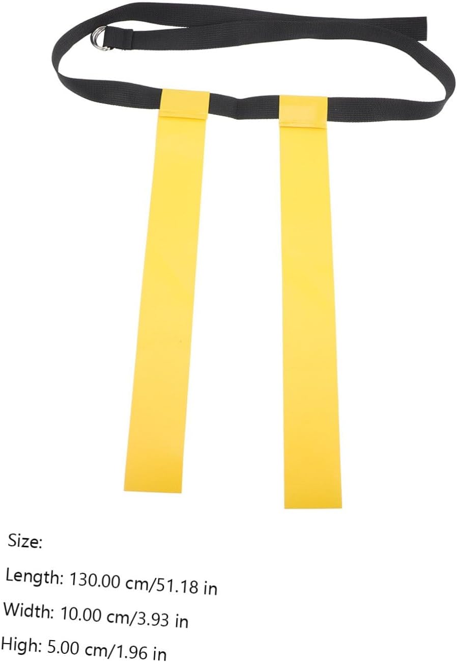 2pcs Reusable Rugby Waist Flags Boys and Girls Football Belts for Outdoor Gatherings and Fun Activities