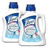 Lysol Laundry Sanitizer Additive, Crisp Linen, 90 Ounce (2 Pack)