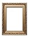 Produktbild Rahmen, französischer Barock-Stil mit Verzierungen im Antik-Stil, für Bild / Foto / Poster, gold, A5 (14.8 x 21cm)