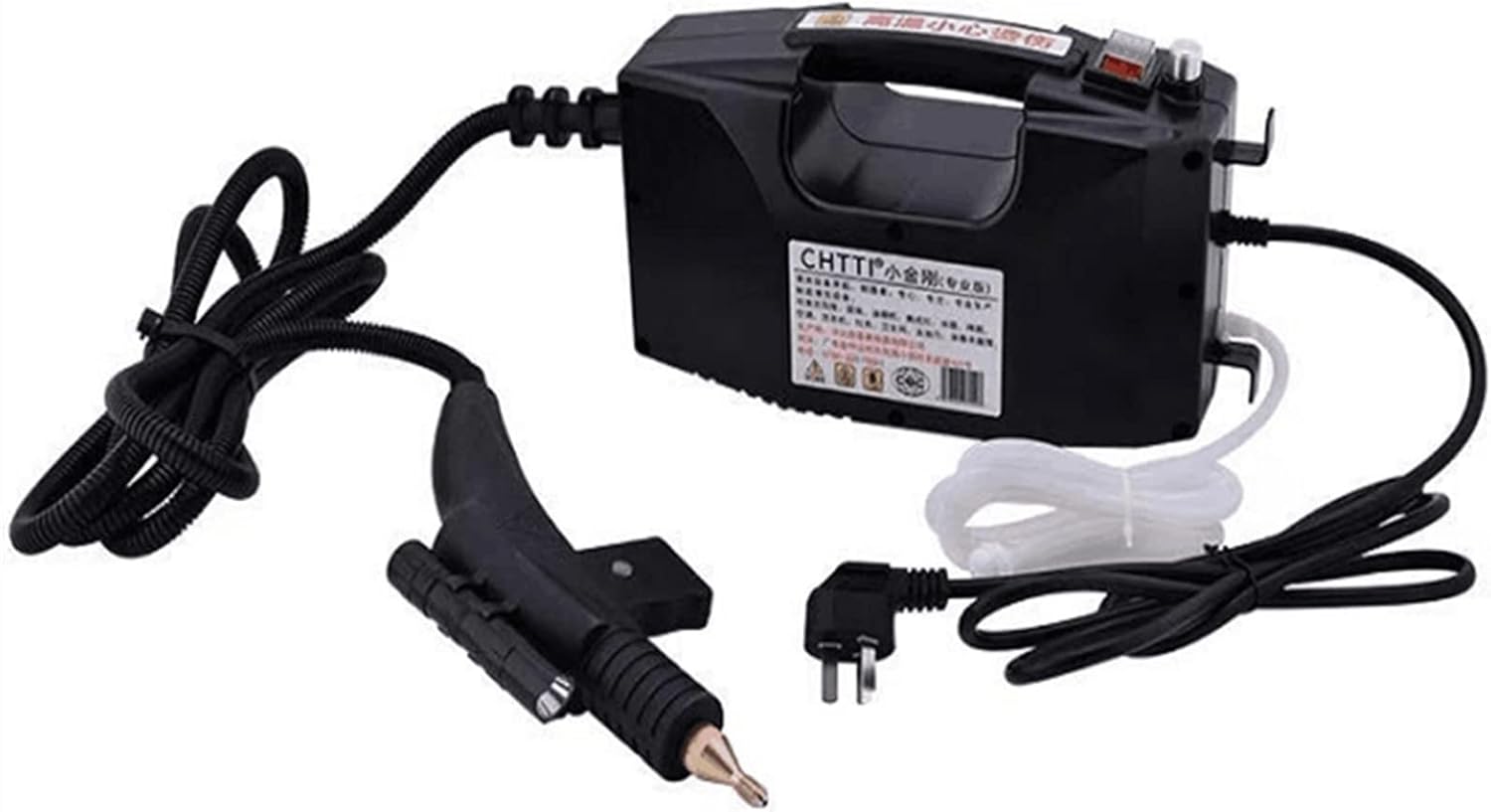 Steam Cleaning 3000W High Pressure Steam Cleaner Machine Pumping Sterilization Disinfector Steam Generator Washer Household Cleaner (Color : Burgundy) (Black)