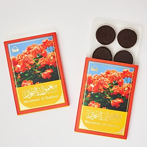 Maamoul Oud Al Abyad Bakhoor   by Dukhni | 2 boxes x 6 Pc each | Arabic Oud Bakhoor Incense| White Oud Blend| Perfect for Prayer Time | To Relax & Meditate | Handmade Traditional recipe