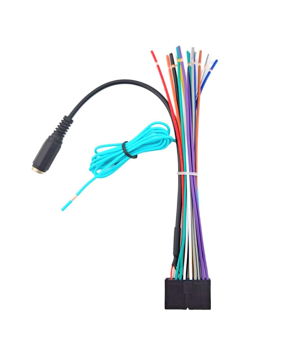 Wire Harness Replacement for Boss Car Radio 20 Pin BCP62 BE7ACP BV755B BV765B BV775B BV800ACP BV850ACP BV9351B BV9358B BV9358RC BV9384NV BV9386NV BVB9364RC BVCP9685A BVCP9685RC BVCP9700A BVNV9384RC
