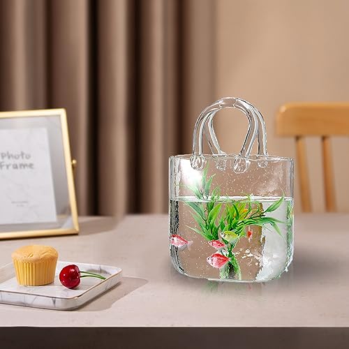 Vase en verre résistant pour éviter les chutes sur table et bureau - 4