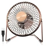 Funme Ventilatore de Tavolo Oscillante Ventilatore Portatile Silenzios 7 Pollici Potente Ventola USB...