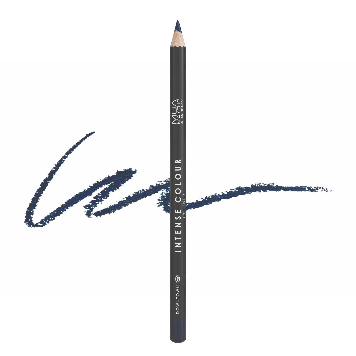 MUA Makeup Academy Intense Colour Pencil Eyeliner, Downtown - Vegan & Cruelty Free