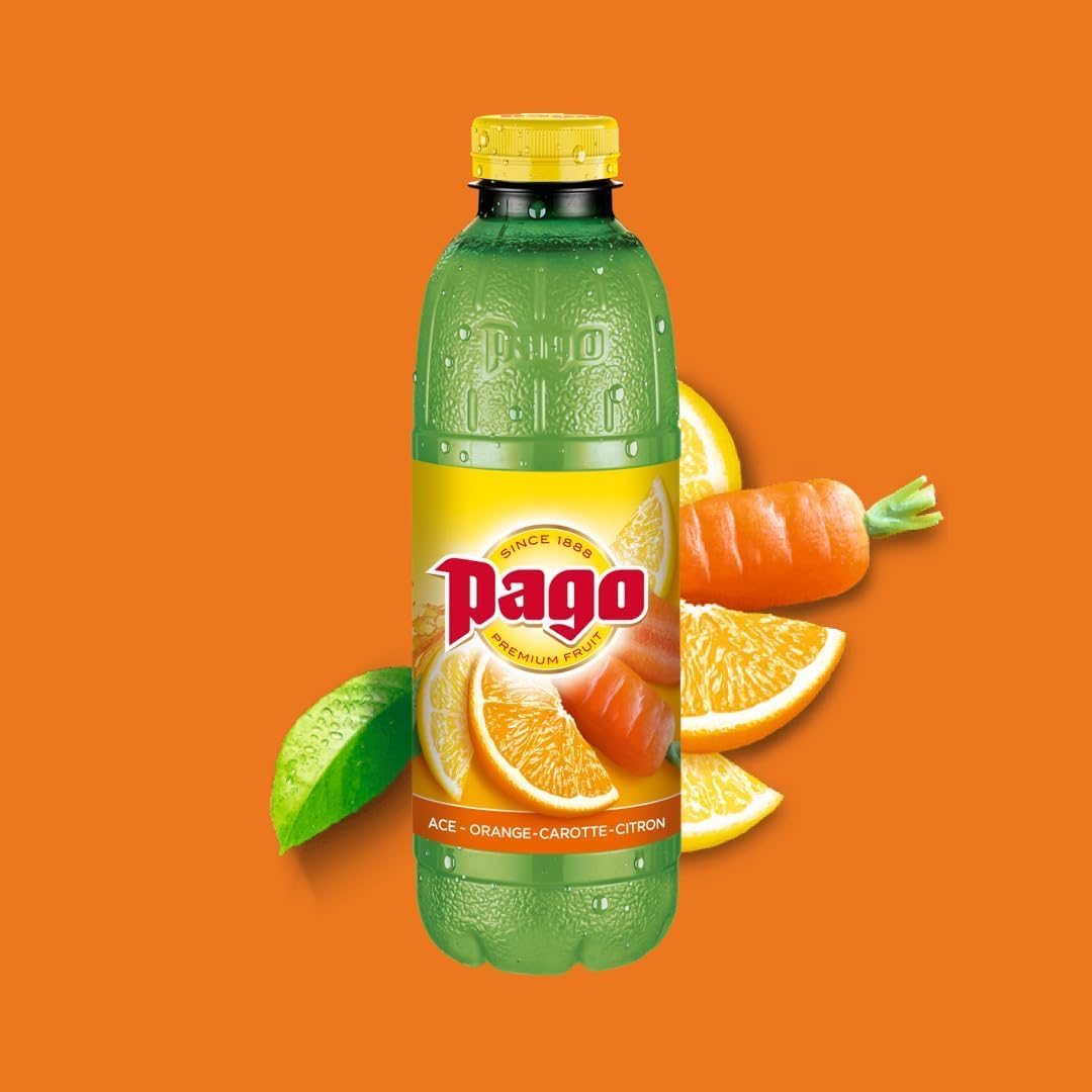 Zumos Pago Bebida de frutas Naranja Zanahoria y Limón 750ml Clásicos
