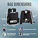 O2TOTES USA Ultra Lightweight Backpack Fit For Inogen One G5 and Rove 6, Adjustable Straps, Zippered Bottom