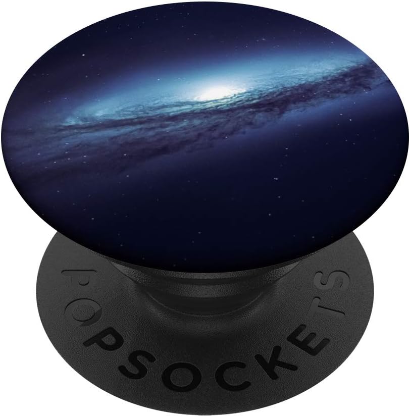 Space Pop Sockets Blue & White Nebula Beautiful Galaxy Theme PopSockets PopGrip: Swappable Grip for Phones & Tablets