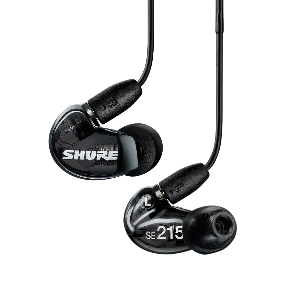 SHURE SE215-K-A 有線イヤホン カナル型 高遮音性 MMCX リケーブル