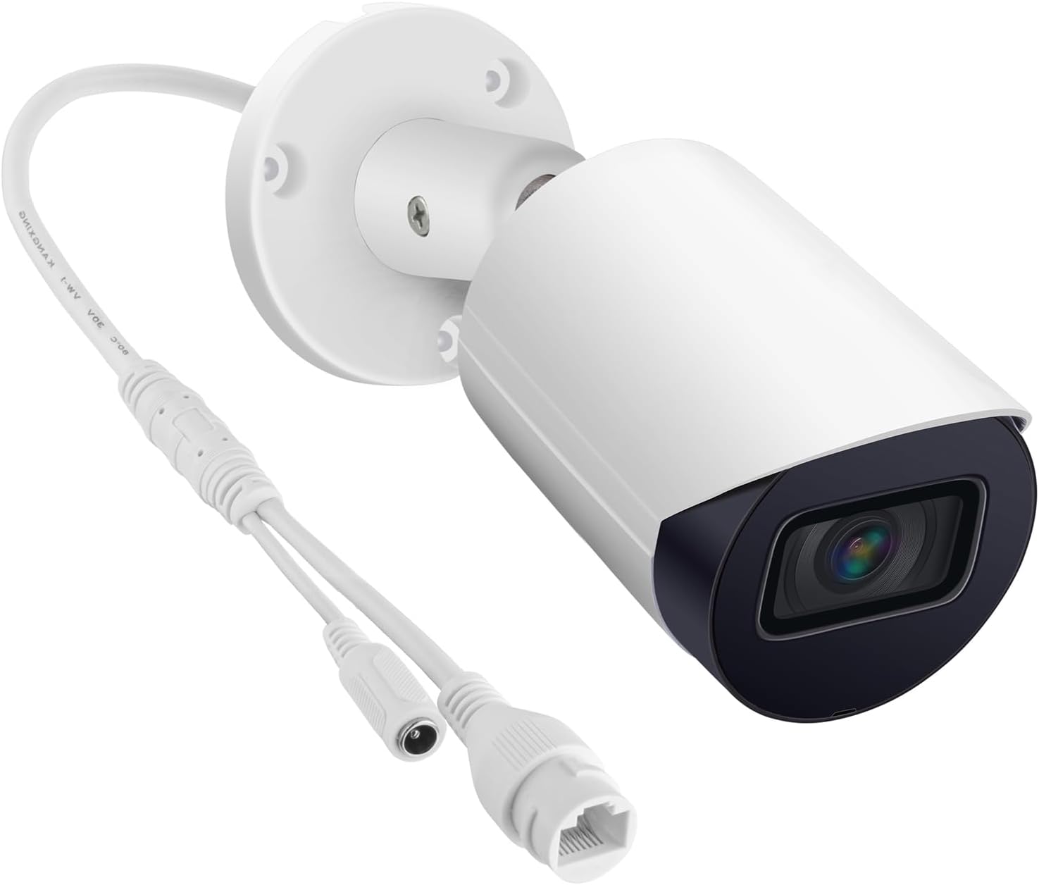 DahuaSecurity 8MP PoE IP Camera, 4K Security Bullet Camera with Smart Motion Detection IR&Color Night Vision, Two-Way Audio, Metal Shell,MicroSD(256GB),H.265+,IP67
