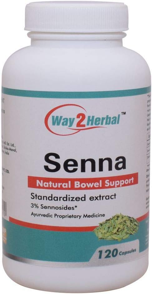 Senna Capsules (120 Count Pack of 1)