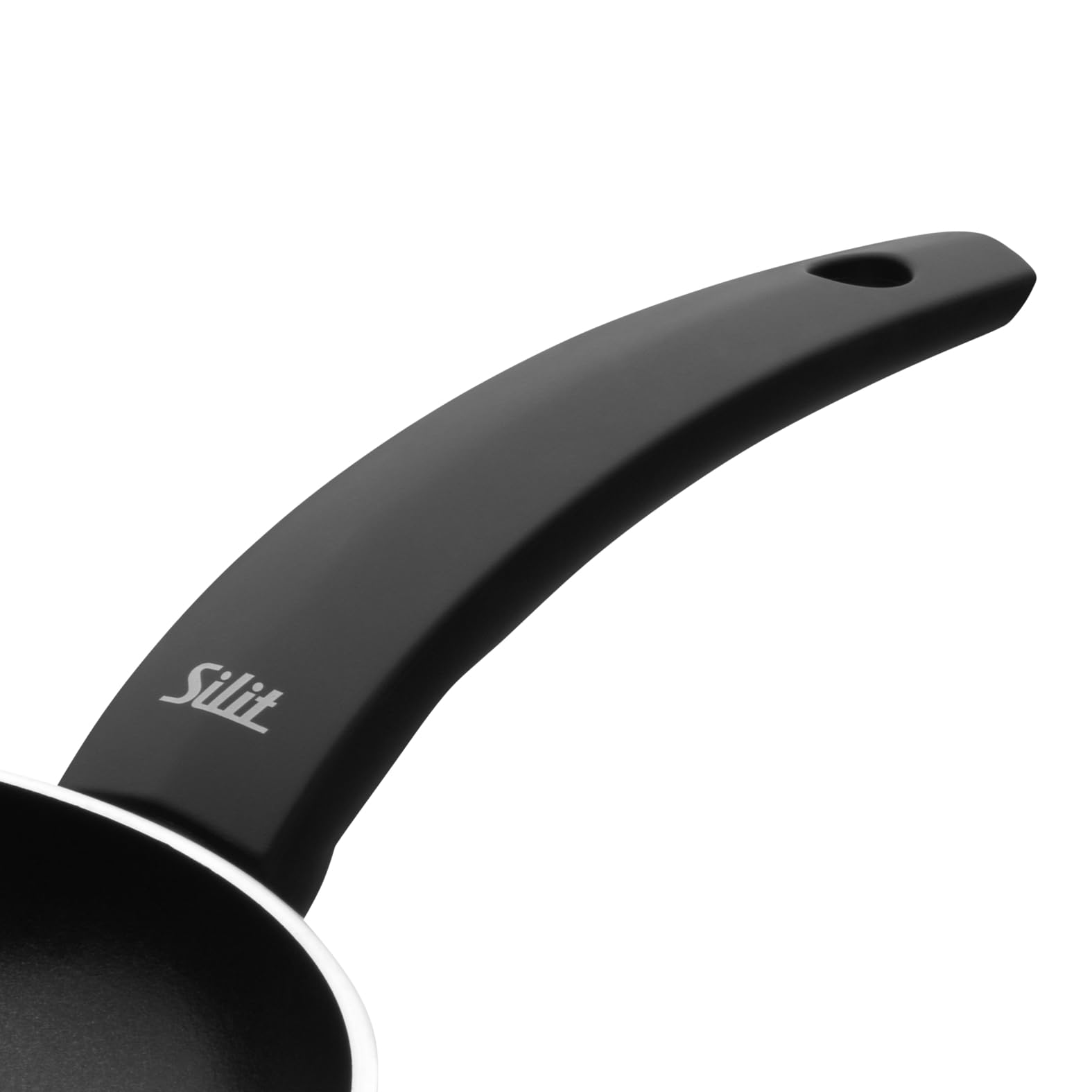 Silit Professional Bratpfanne 24 cm hoch, Silargan Funktionskeramik, Induktion, Silargan Pfanne Kunststoffgriff, schwarz, 2,2l