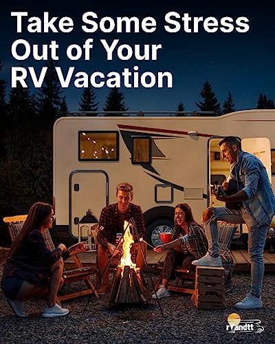 rVandtt RV Fresh Water Kit - RV Water Pressure Regulator, Inline Water Filter, Hose Splitter, Brass Elbow, Flexible Connector, Hose Quick Connects, Leak Repair Kit, and Carrying Case