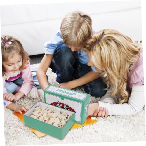 Mini Mahjong Set portátil para viaje y ocio miniatura 5