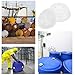 IMUSINICE 2pcs Plastic Drum Dustproof Lid with Gasket, Coarse Thread Bucket Pail Top Covers for Chemical Blue Barrels, Industrial Liquid Storage Sealing Caps
