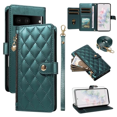 Protection Pixel 7 portefeuille avec verre trempé pour éviter les rayures de l'écran