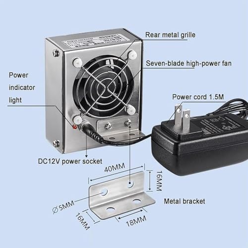 Ionizador de aire de escritorio para eliminar estática miniatura 6