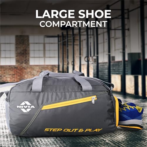 Image of NIVIA a€SPOR ts Space ?02 Juniora€ Bag D.Grey?Yellow