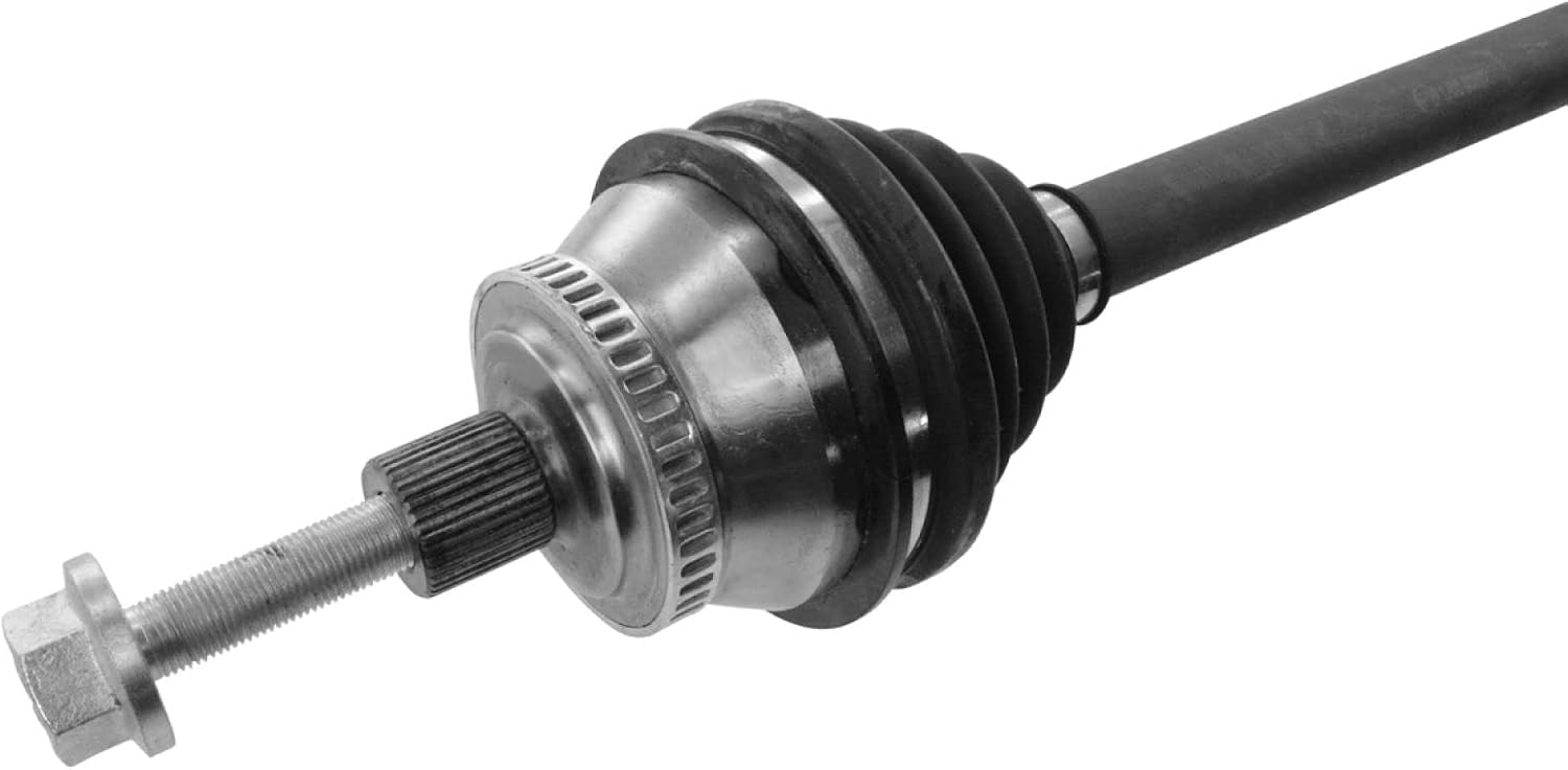 TRQ Front Left CV Axle Assembly Manual Transmission Compatible with 1996-2001 Audi A4 1998-2005 Volkswagen Passat