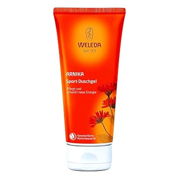 Weleda Sport Arnica Shower Gel, 6.8 Fluid Ounce, Plant Rich Cleanser with Arnica, Rosemary and Lavender