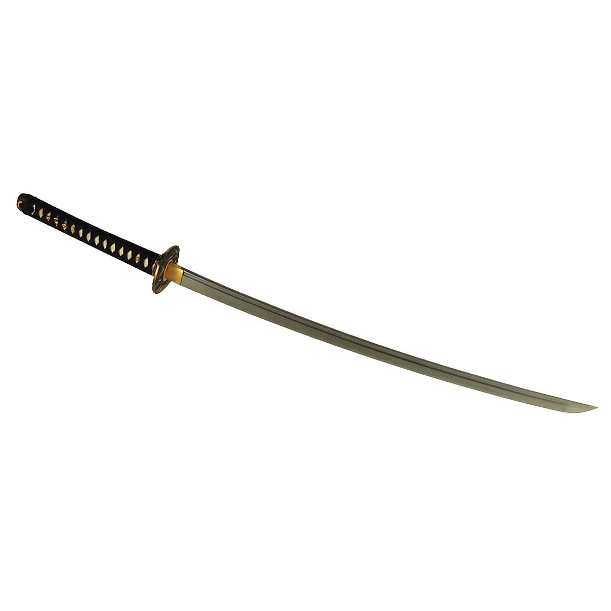 Drachen Katana scharf – echtes Samuraischwert - Damaszener Stahl | Handgefertigt - gefalteter Stahl - scharf -104 cm - Verzierte Saya - Mit Schwertbeutel