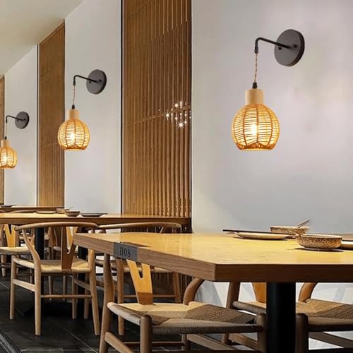 Apliques de pared que funcionan con pilas con luz LED regulable 5