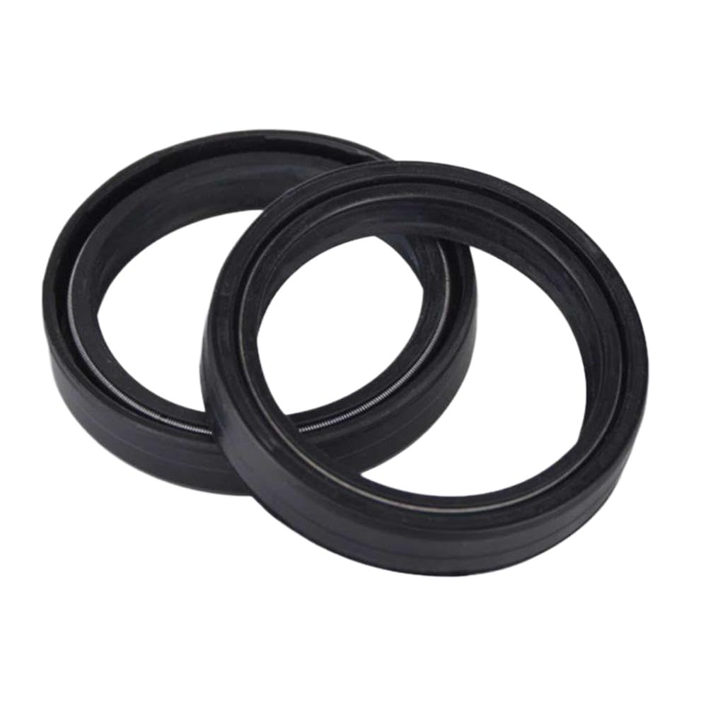 Kit paraolio forcella anteriore per moto in gomma nera resistente alla temperatura per ammortizzatore
