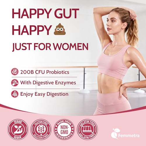 Femmetra Debloat Gummies- Prebiotic and Probiotic for Women, 60 Count — view 5