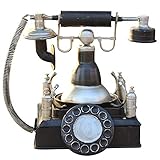  GERUOLA Retro Vintage Telefon,Antike Festnetztelefon,Europäisches Nostalgie Cable Telefon,Klassisches Schreibtisch Telefon,Modell Telefon Ornament,Für Home Cafe Bar Store Dekoration,Als Dekoration
