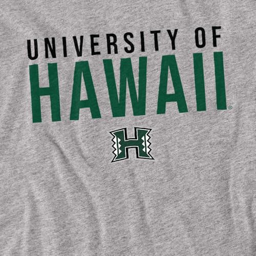 LOGOVISION University of Hawaii Stacked Kids T Shirt for Toddler Boys and Girls2