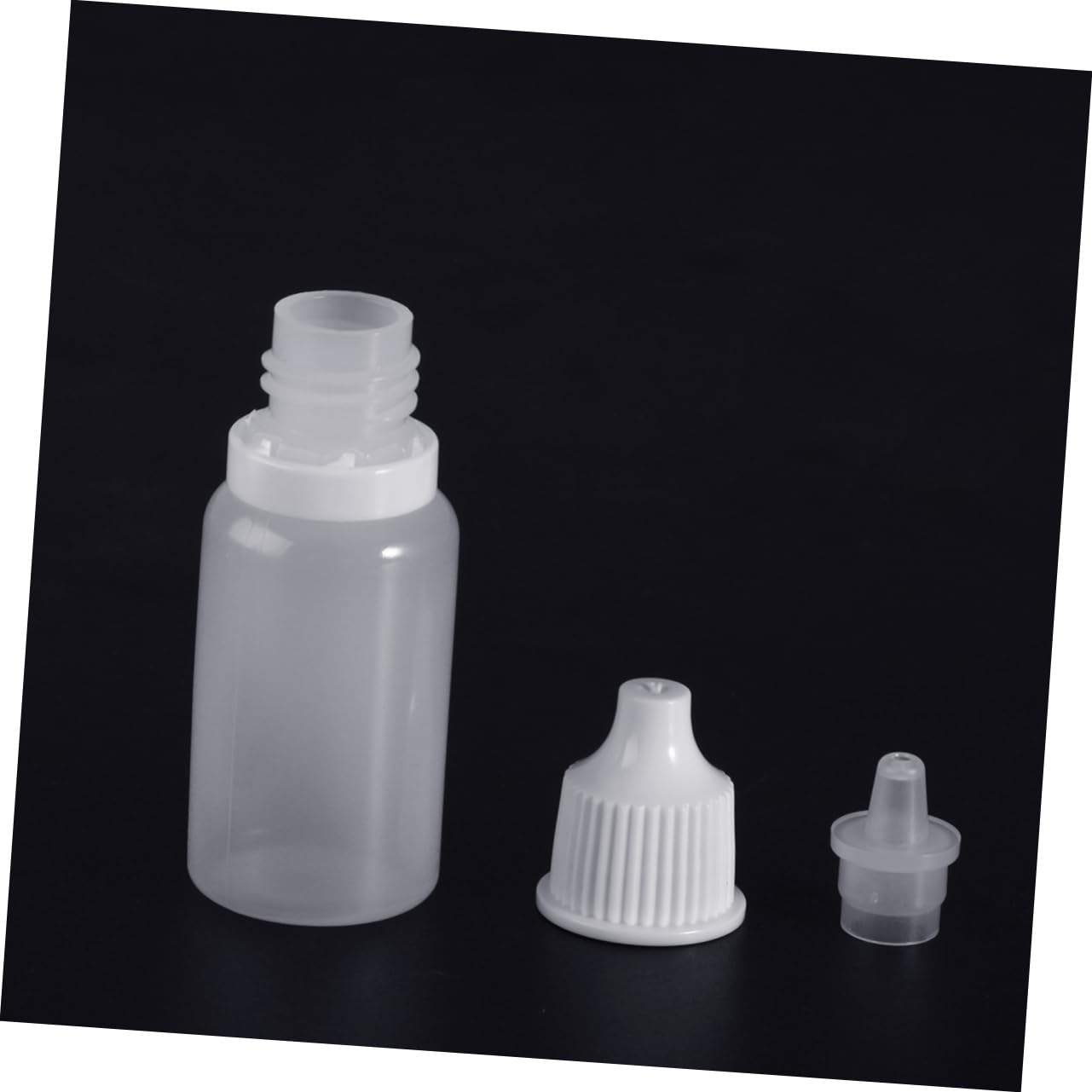 CIYODO Travel Size 10ml Eye Liquid Dropper Bottles Squeezable Dropper Bottles for Solvents Paints Oils