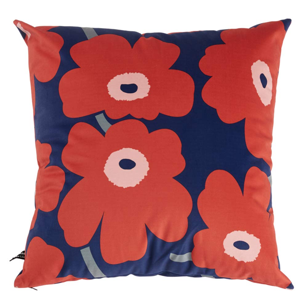 Coussins carré linge de coton garniture de siège rouge 45x45cm intérieur