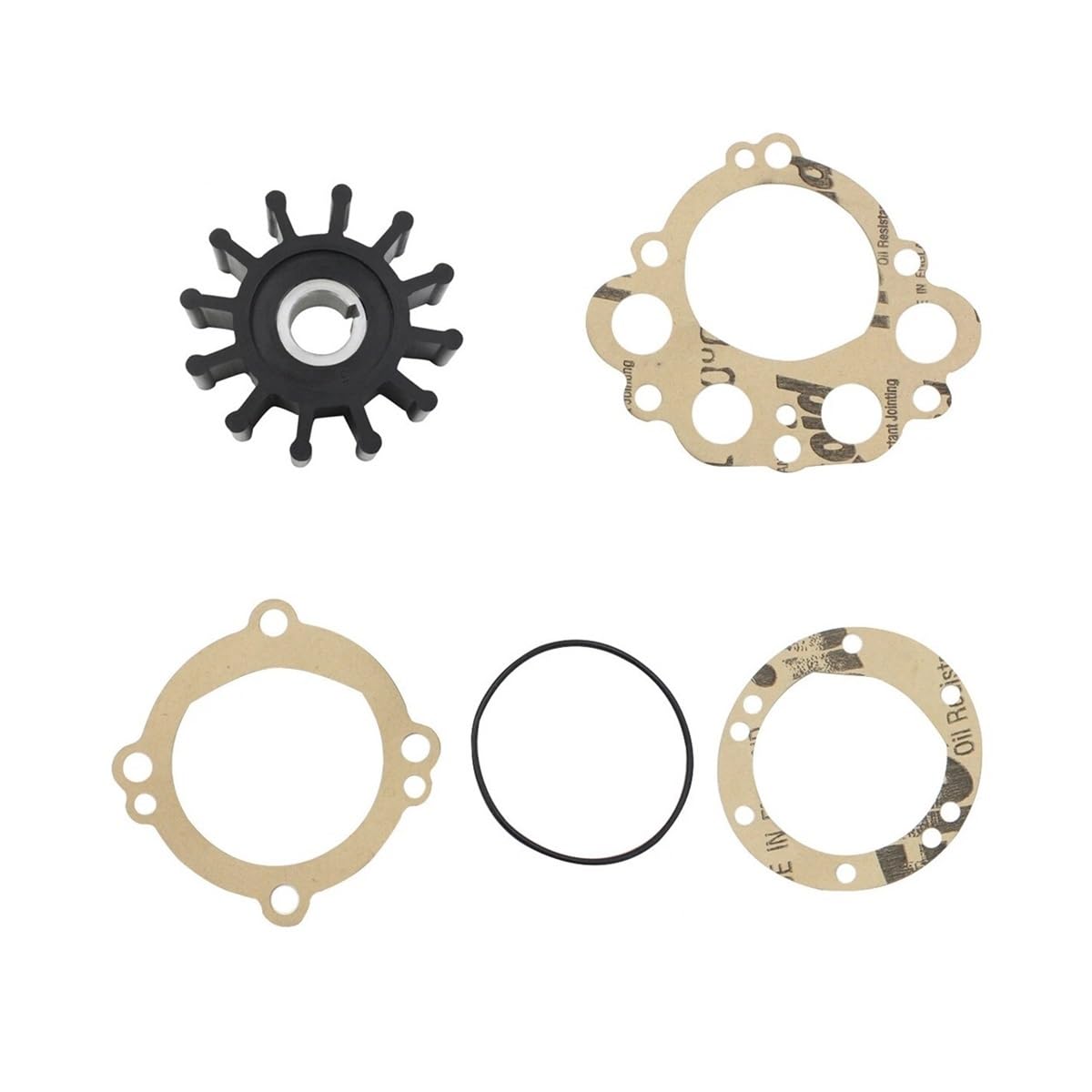 Turbine de pompe à eau flexible 23-2000 pour kit de refroidissement moteur bateau