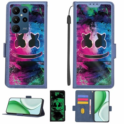 Aroepurt Case Compatible for Sparx Neo X Phone Case Flip Cover [with Tempered Glass Screen Protector][RFID Blocking][Luminous Effect] LPT-BQ