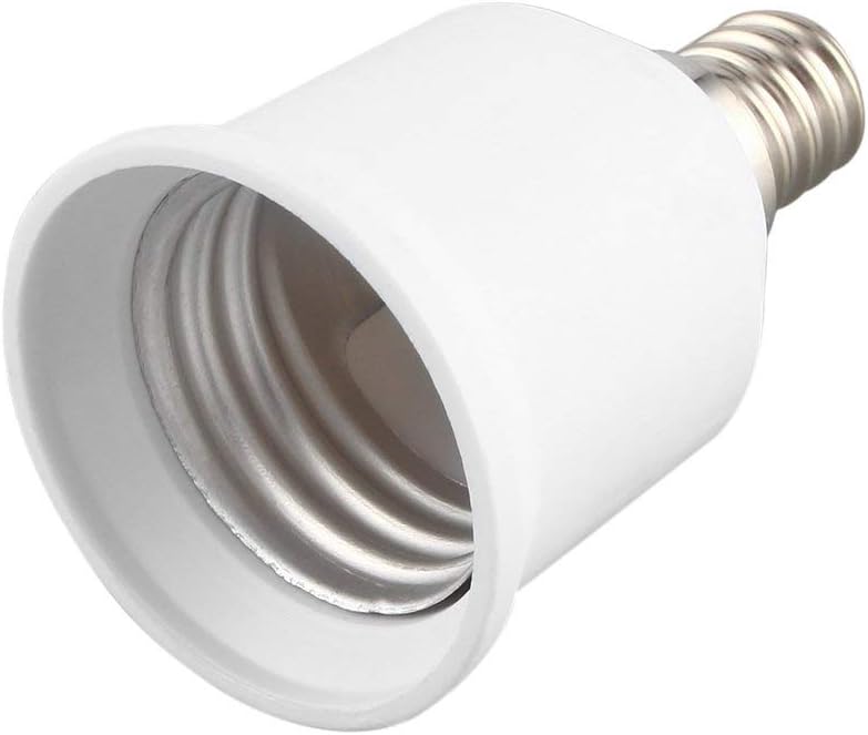 VHNVHN E12 to E27 Socket Light Bulb Lamp Holder Adapter Plug Extender Lampholder
