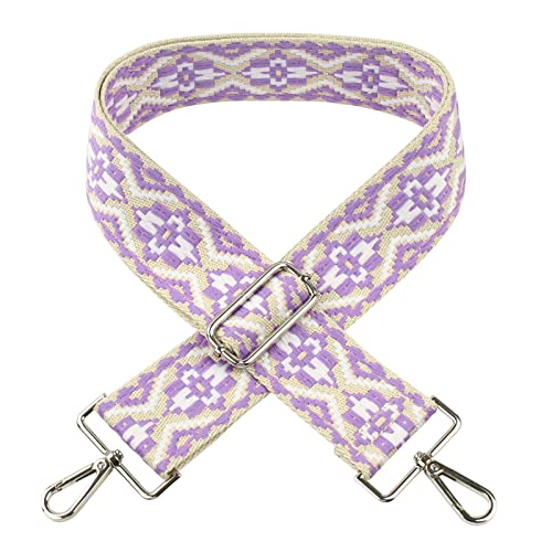 MVKV Correa de hombro ajustable de 5 cm para bolso (morado claro) Cover