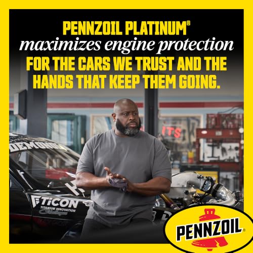 Image of Pennzoil Platinum Full Synthetic 5W-20 Motor Oil, 5-Quart