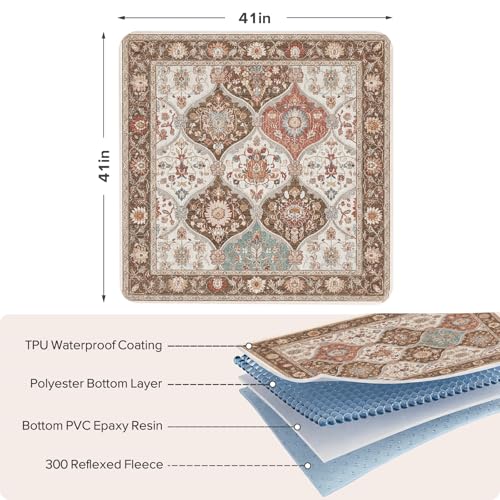 Image of INVENHO 2PACK Washable Pee Pads for Dogs, Reusable Dog Pads Upgrade Non-Slip Dog Pee Pads Heavy Absorbency Puppy Pee Pads Quick Dry Whelping Pads /Waterproof Puppy Training Pad
